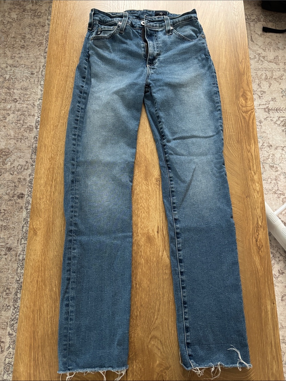 Armani exchange Women’s Straight-Leg Jeans in Medium Blue